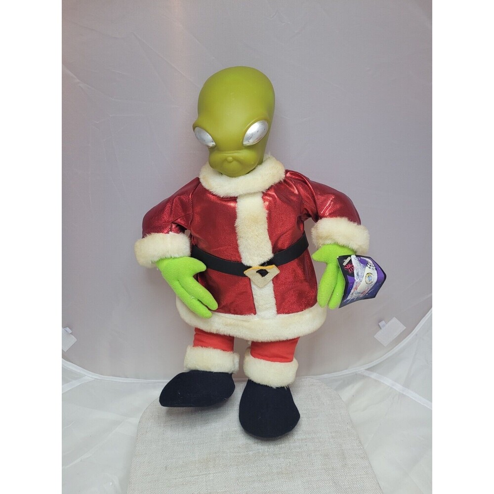 Vintage Sugar Loaf Alien Santa Claus Costume Christmas Area 51 Little Green Men